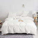 Cotton Duvet Cover Monochrome Comforter Cover Single Double King Size